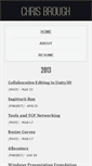 Mobile Screenshot of chrisbrough.com